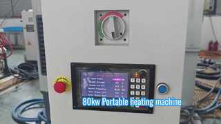 Cyfrowa nagrzewnica indukcyjna igbt o mocy 80 kW do przenośnego grzejnika