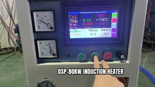 Maszyna do nagrzewania indukcyjnego o mocy 80 kW do części łożysk, przekładni, sprzęgieł i pierścieni