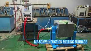 MF-50KW Indukcyjny piec do topienia średniej częstotliwości o pojemności 10kg-30kg