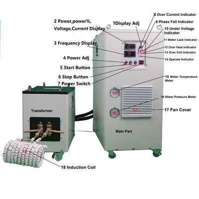 Dobra cena 80KW Super Audio Indukcyjne urządzenie grzewcze Maszyna indukcyjna do wszystkich metali w Internecie