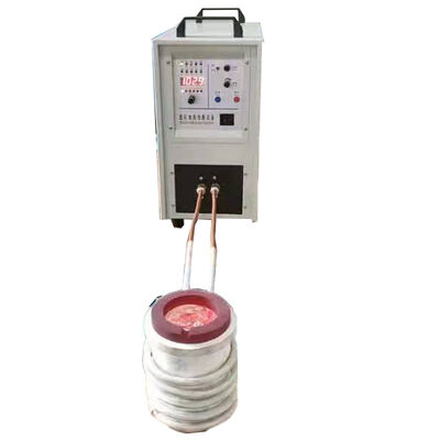 Urządzenie do indukcyjnego topienia metali wysokiej częstotliwości IGBT do topienia złota, srebra, miedzi itp. z tyglem grafitowym i kwarcowym (HF-25KW)