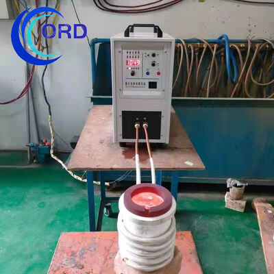 Dobra cena Urządzenia do indukcyjnego topienia średniej częstotliwości w piecu do topienia 5kg złota, srebra, mosiądzu, miedzi, brązu, stali, żeliwa itp. (HF-25KW) w Internecie