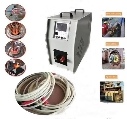 Dobra cena Pełne chłodzenie powietrzem + sterowanie DSP + falownik IGBT + analiza reaktywności Nagrzewnica indukcyjna 35KW w Internecie